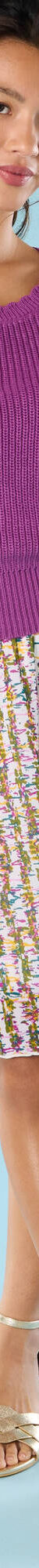 Jupe courte Spécial Petites, voile imprimé (écru / kaki) Jupe courte Spécial Petites, voile imprimé (écru / kaki)